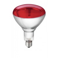Hartglas-Infrarotlampen - rot 250 W
