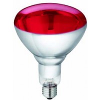 Interheat Infrarotlampen - Hartglasausführung - rot 250 W 