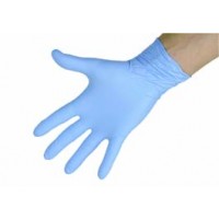 Nitrile-Einmalhandschuh blau