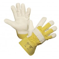 Rindsvollleder-Handschuh YELLTOR