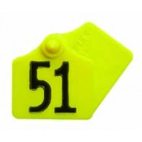 PrimaFlex Ohrmarken - nummeriert, gelb