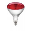 Hartglas-Infrarotlampen - rot 150 W
